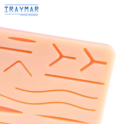 Almohadilla para práctica de sutura